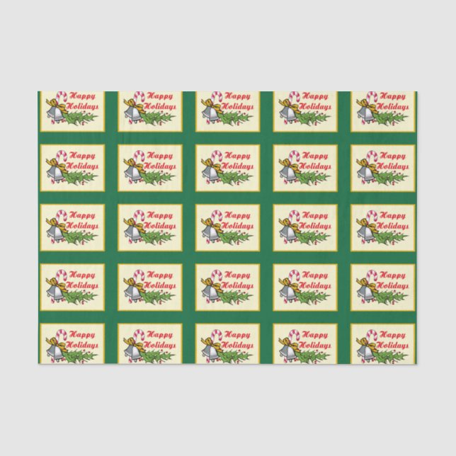 Happy Holidays Tissue Paper (Front)