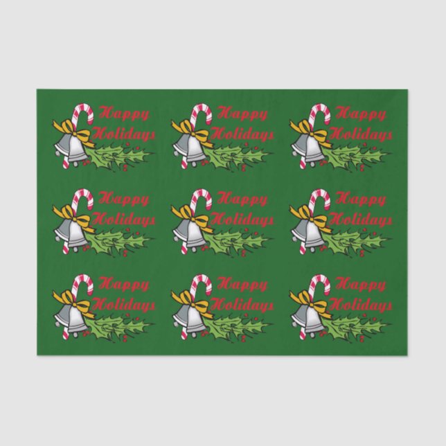 Happy Holidays Tissue Paper (Front)