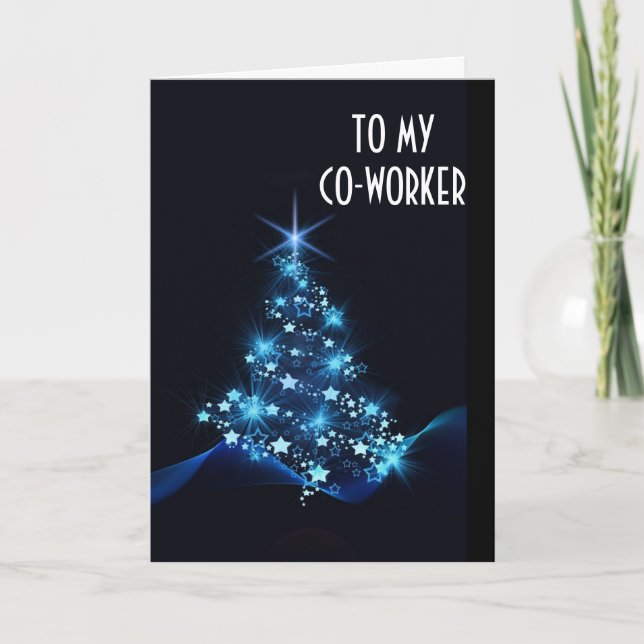 HAPPY HOLIDAYS TO MY **CO-WORKER** HOLIDAY CARD (Front)