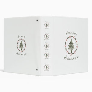 Happy Holidays Tree Binder