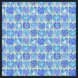 Happy Holidays Ugly Hannukah Sweater Pattern Fabric<br><div class="desc">Do your own crafts with this patterned fabric. You can customize it and add text too. Check my shop for lots more colours and patterns! If you'd like something custom please let me know!</div>