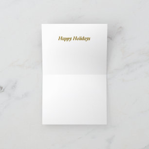 Happy Holidays vintage style Holiday Card