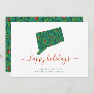 HAPPY HOLIDAYS Warm Wishes From Connecticut