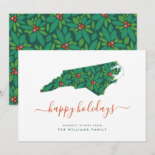 HAPPY HOLIDAYS Warm Wishes From North Carolina