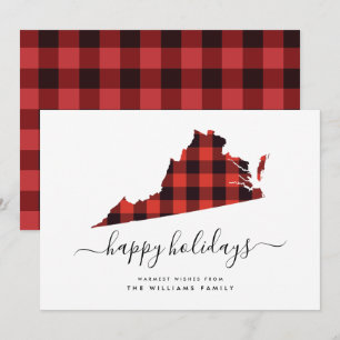 HAPPY HOLIDAYS Warm Wishes From Virginia