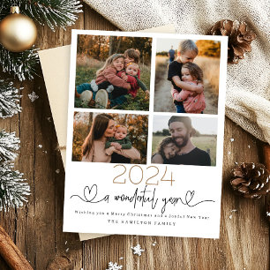 Happy Holidays Winter Foliage Holiday Card