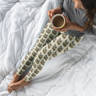 Happy Holidays Winter Lanterns Leggings