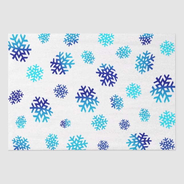 HAPPY HOLIDAYS | WINTER WONDERLAND | SNOW.FLAKE | TISSUE PAPER (Front)