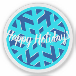 HAPPY HOLIDAYS WINTER WONDERLAND Snowflake