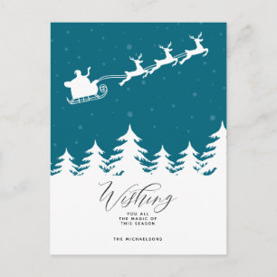 HAPPY HOLIDAYS Wishing You All The Magic Postcar Postcard