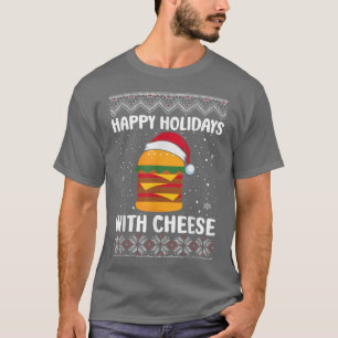 Happy Holidays with Cheese Ugly Christmas Sweater