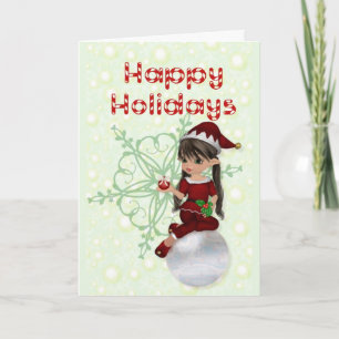 Happy Holidays with Elf Holiday Card
