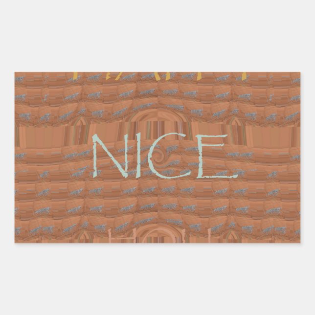 Happy Holidays Zebra Art Print Sticker (Front)