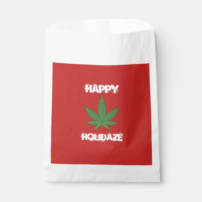 Happy Holidaze Personalized Favour Bag (Front)