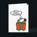 Happy Holidogs - Cute Seasons Greetings Card<br><div class="desc">Why say Happy Holidays when you send a smile along with your card to friends and family? Your Happy Holidogs card will do just that,  especially for dog and cartoon lovers!</div>