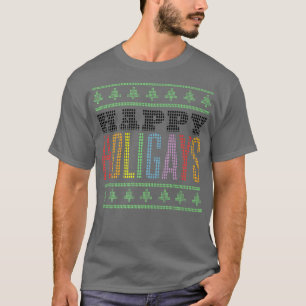 Happy Holigays LGBT Gay Christmas T-Shirt