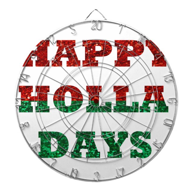 happy holla days dartboard (Front)