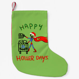 Happy Hollerdays 8 - Amazon employee. Small Christmas Stocking