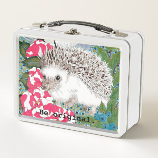 Happy Hollow Hedgehog Metal Lunch Box