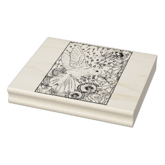 Happy Hollow Hummingbird Rubber Stamp