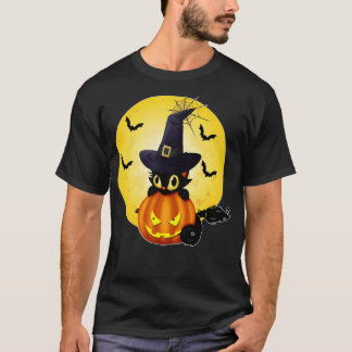 Happy Holloween Cat T-Shirt