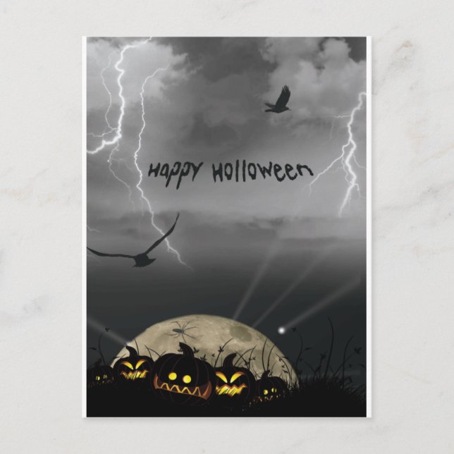 Happy Holloween Postcard (Front)