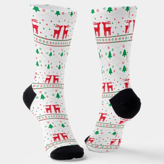 Happy Hollowing Cute Socks (Angled)