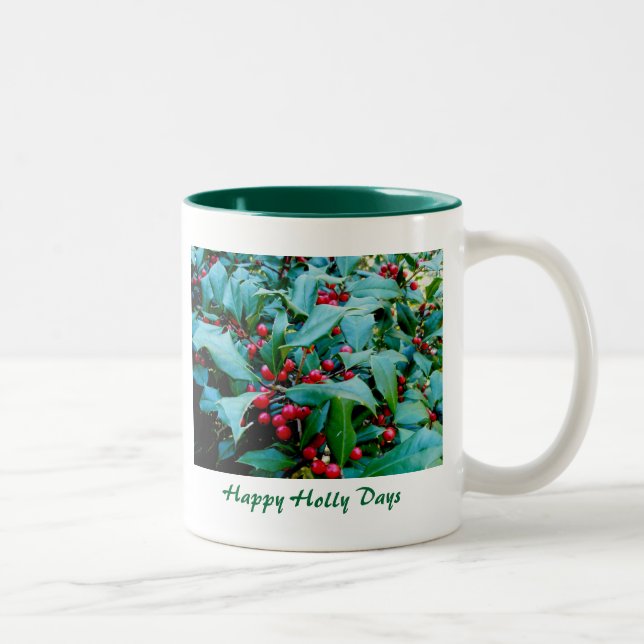 Happy Holly Days Mug (Right)