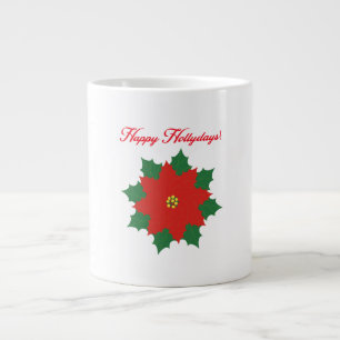 Happy Hollydays! on a Large Coffee Mug