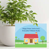 Happy Home Anniversary Custom Realtor