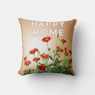 HAPPY HOME THROW PILLOW