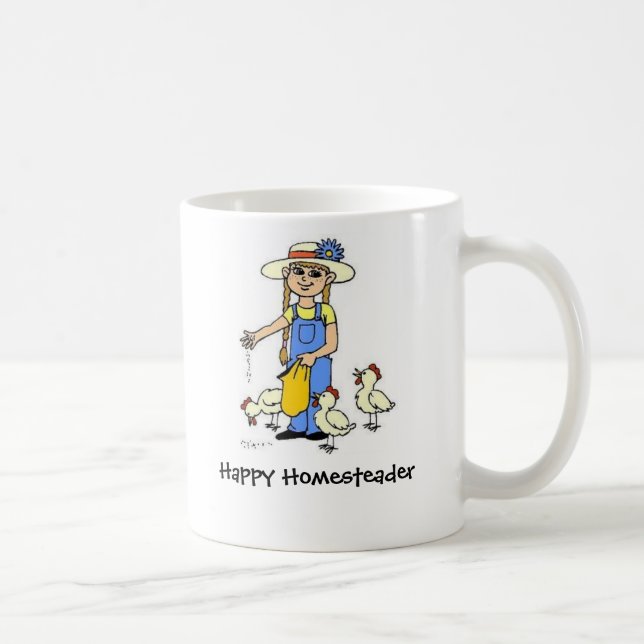 Happy Homesteader Coffee Mug (Right)