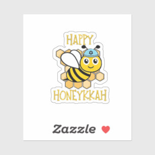 Happy Honeykkah Honey Bee Hanukkah Jewish