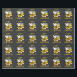 Happy Honeykkah Honey Bee Hanukkah Jewish  Wrapping Paper<br><div class="desc">bee Hanukkah pun,  honey bee humour,  Hanukkah 2025,  cute Jewish theme,  menorah and honey,  happy Hanukkah play on words,  Jewish holiday 2025,  festive pun</div>