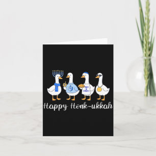 Happy Honkukkah Hanukkah Funny Chanukah Jewish Fes Card