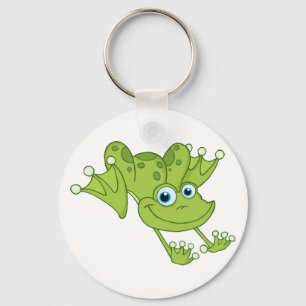 Happy Hopping Frog Keychain