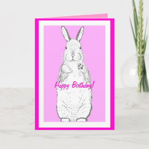 Happy( hoppy) Birthday Card