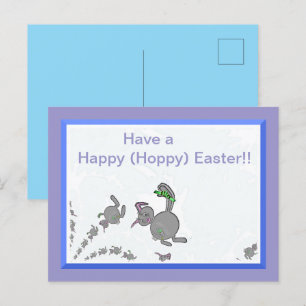 Happy (Hoppy) Easter Postcard