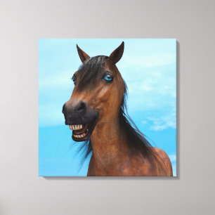 Happy Horse Canvas Print