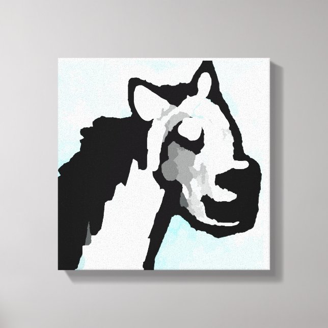 Happy Horse Canvas Print (Front)