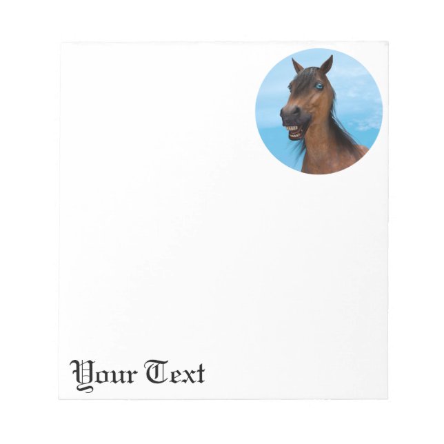Happy Horse Notepad (Front)