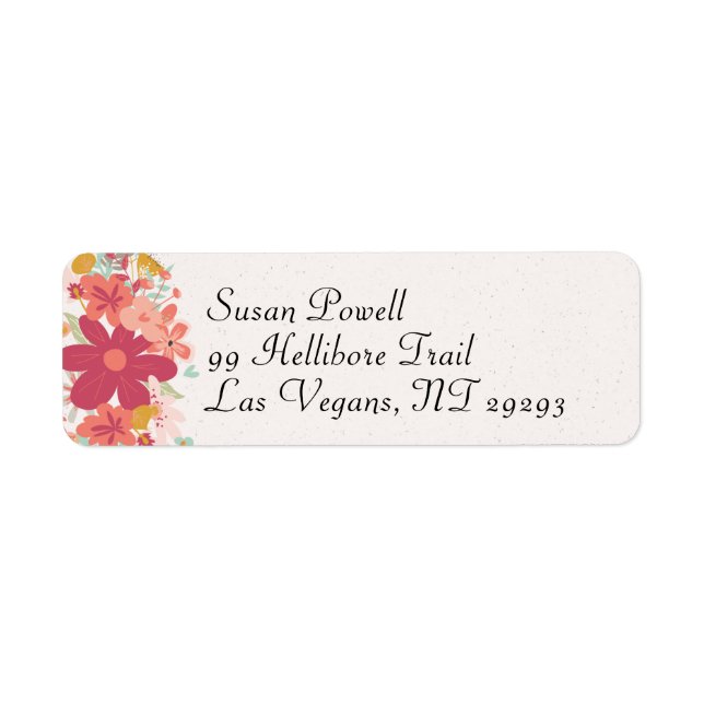 Happy Hot Pink Flower Splash (Front)