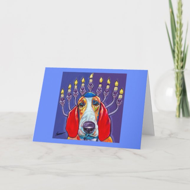Happy Houndukkah! Card by Ron Burns (Front)