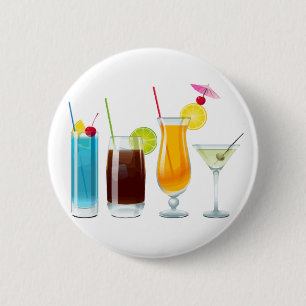 Happy Hour 2 Inch Round Button