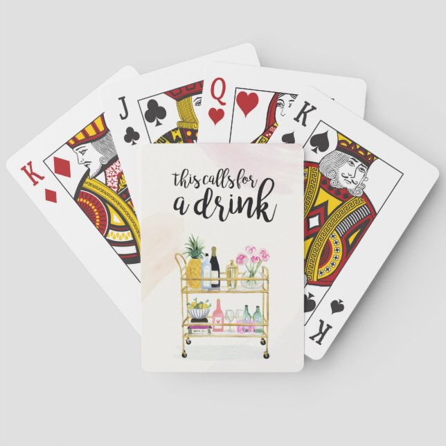 Happy Hour at Home II Playing Cards (Back)