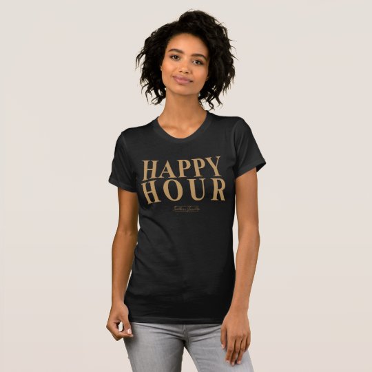 Happy Hour- Black T-shirt