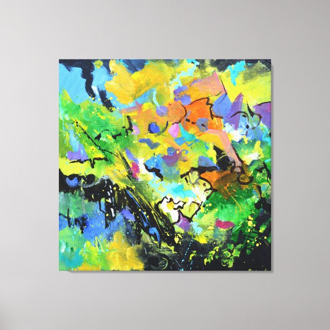 happy hour canvas print (Front)