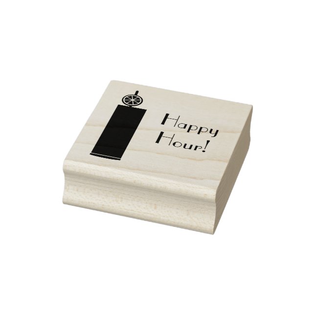 Happy Hour Cocktail Art Stamp (Stamp)
