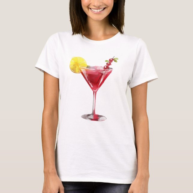 Happy Hour Cocktail T-Shirt (Front)