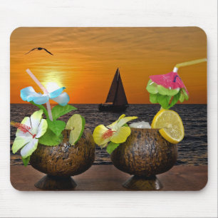 Happy Hour Cocktails Mouse Pad